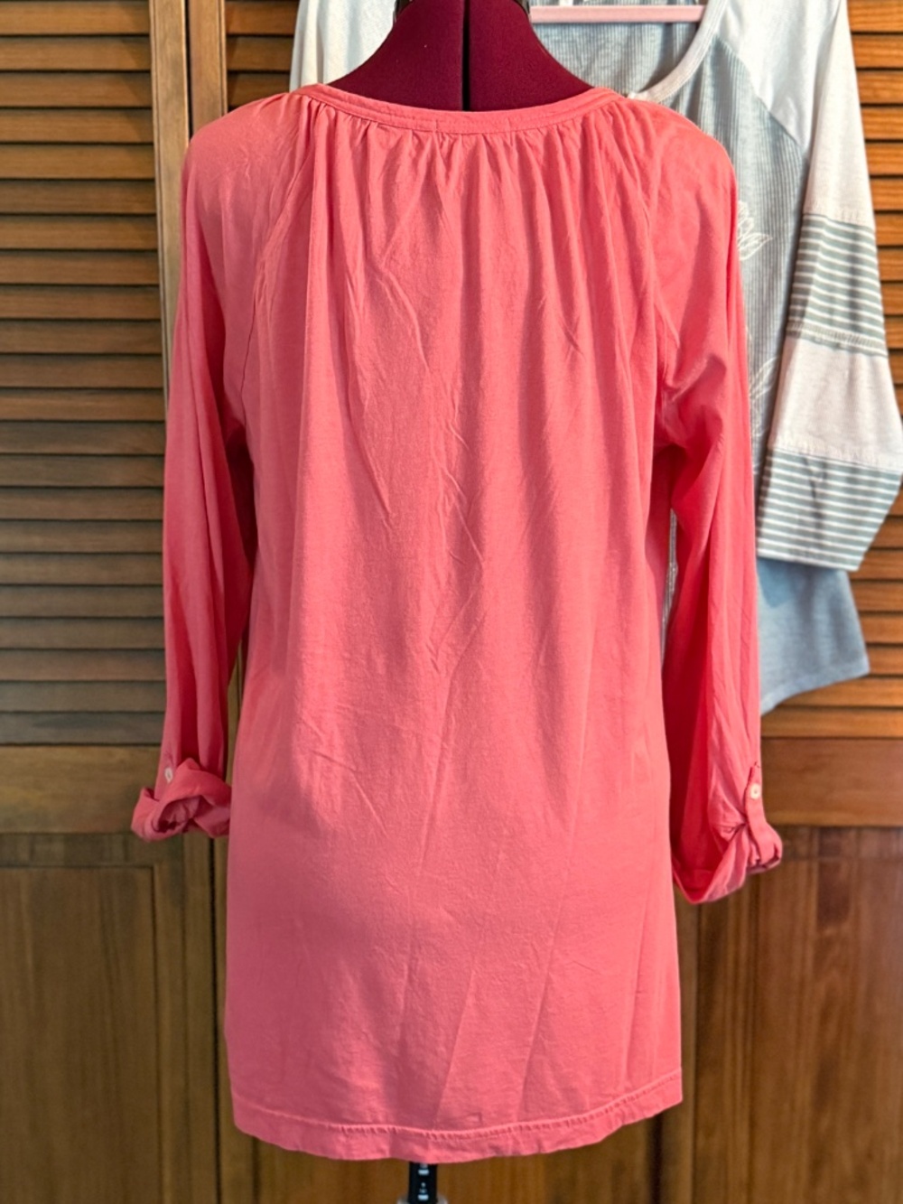 Bundle NWOT Polo Jeans Co. R.L.Henley Peasant Tunic &CATO Waffle Knit V-Neck XL - Picture 2 of 13